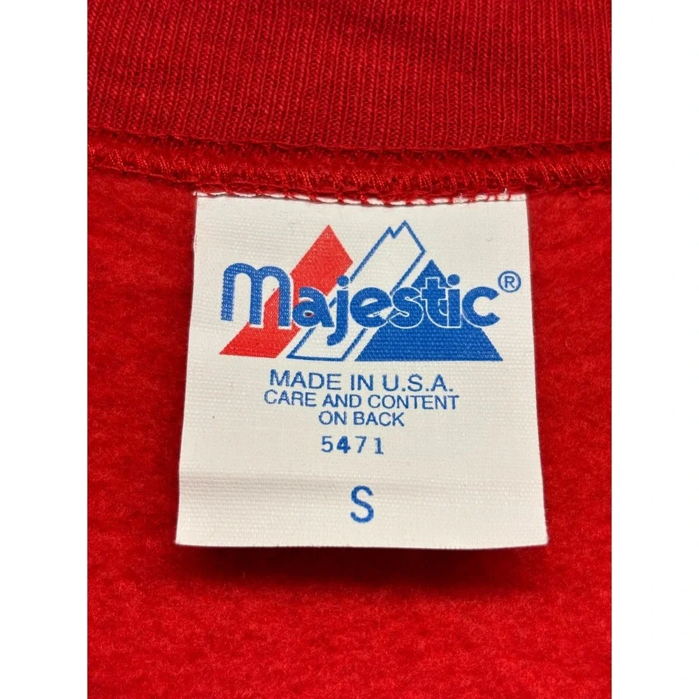 St. Louis Cardinals Majestic MLB Sweatshirt Youth Red Graphic Crewneck NWT Small